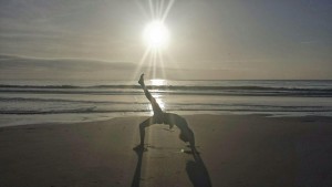 Yoga sunrise